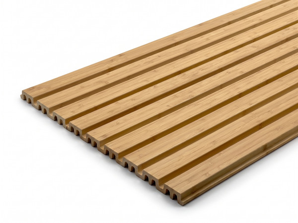 Wandbekleding bamboe ruitvormige look breed voor binnengebruik