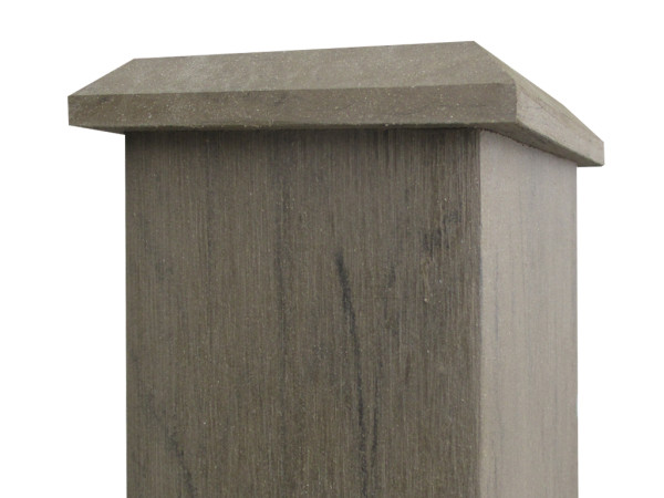 WPC paal Oslo zand/beige incl. afdekkap