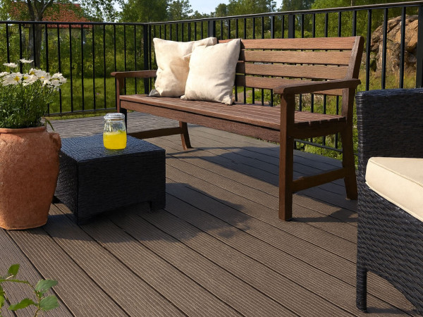 WPC terrasplank Symmetry Graphite