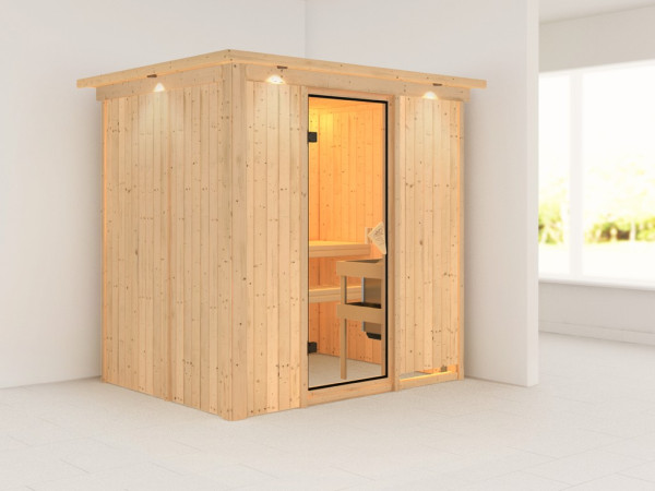 Systeemsauna Fanja met dakkraag