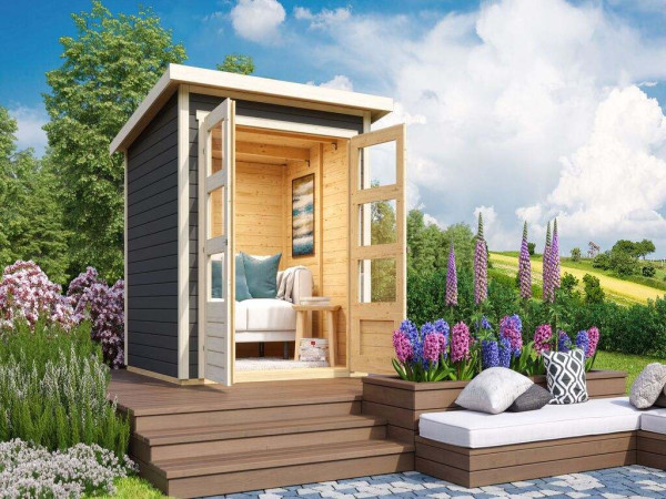 Tuinhuis Stockach 2 19 mm terragrijs