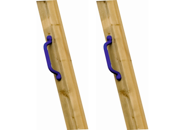 Handgreep set 2 blauw