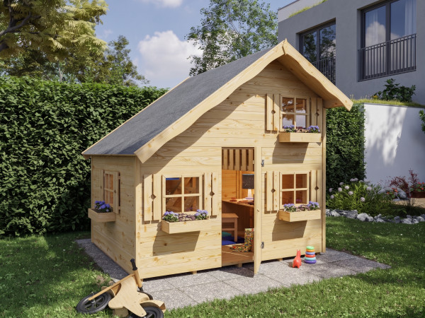 Speelhuis Tom 15 mm naturel