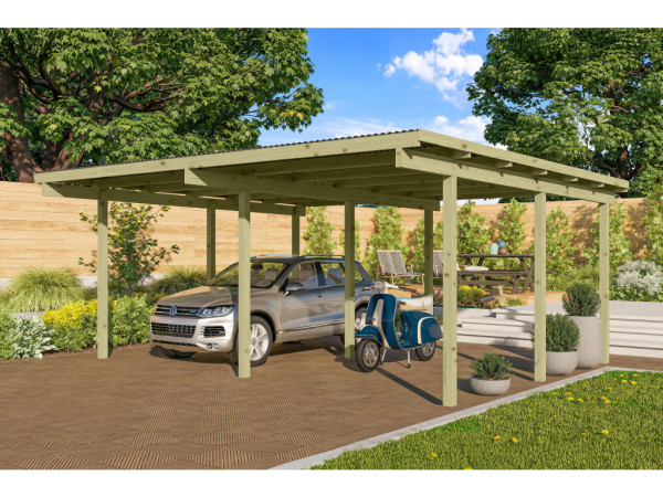 Carport dubbele carport 1 ECO