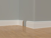 Voorbeeld: Plint Hamburg stijl wit Voorbeeld: Plint Hamburg stijl wit