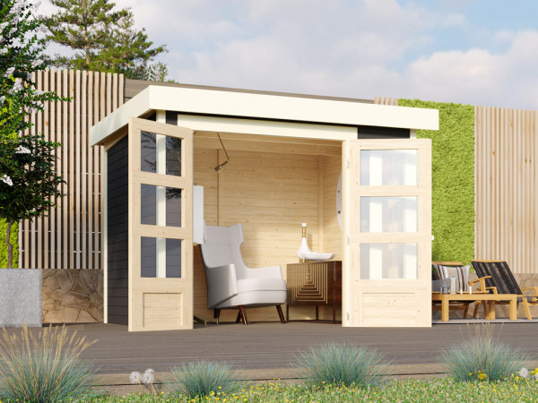 Tuinhuis Kerko 3 19 mm terragrijs