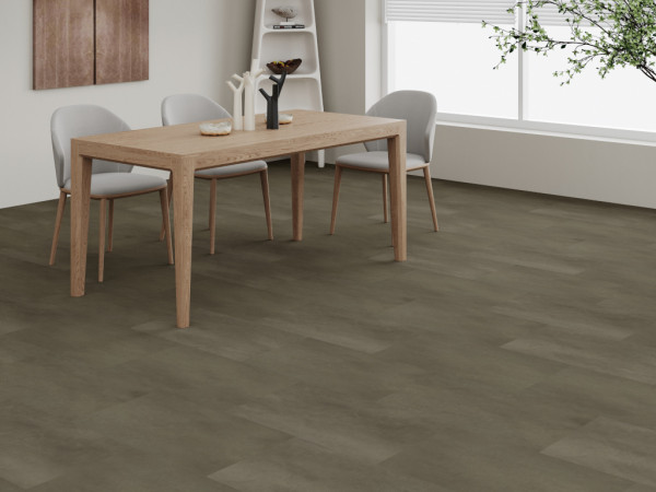 Vinyl vloerbedekking premium zelfklevend vinyl beton bruin tegelformaat