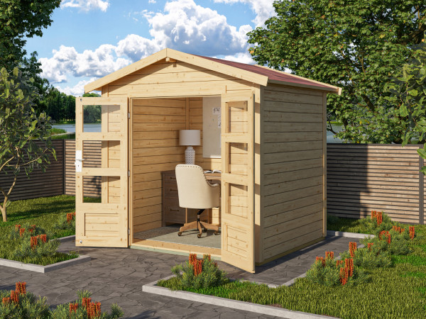 Tuinhuisje Talkau 3 28 mm natuurlijke afwerking