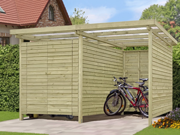 Gereedschapshuisje Helsinki 9 mm druk geïmpregneerd