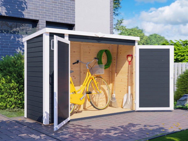 Tuinschuur Multibox 3 14 mm antraciet