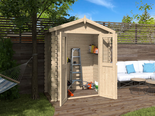 Tuinhuis BBH "Mini 2 A" 28 mm zadeldak