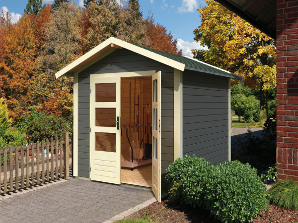Tuinhuis Talkau 4 28 mm terragrijs