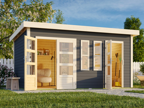 Tuinhuis Zweiraumhaus Appelhorn 28 mm onbehandeld