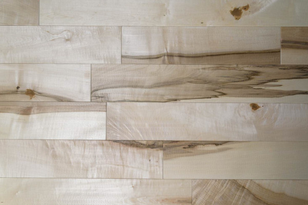 Massief houten plank esdoorn ABCD, onbehandeld / natuurlijk