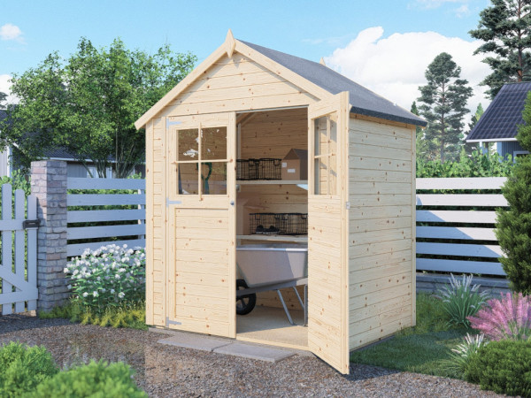 Tuinhuis Osterfeld 1 19 mm naturelkleur