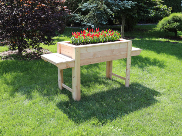 Moestuinbak / plantenbak van lariks DIM