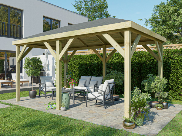 Gazebo Gazebo Grande geïmpregneerd grenen