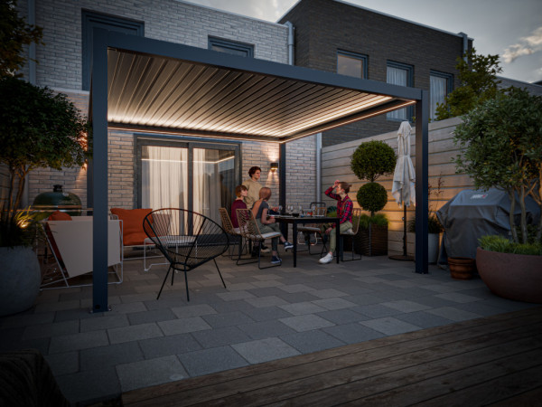 Verlichtingsset warmwit voor aluminium pergola Viva
